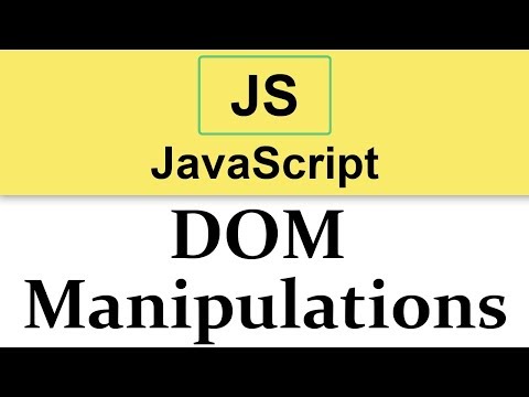 19 Starting with DOM Manipulations in JavaScript