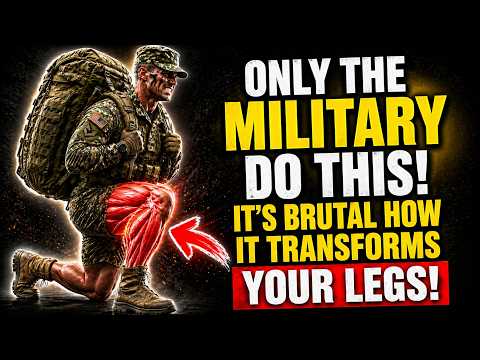 5 BRUTAL MILITARY EXERCISES used by SPECIAL FORCES to BUILD INSANE LEGS (You Can do Them Too)