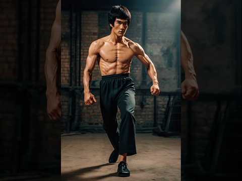 Secret Footwork Behind Bruce Lee Power#brucelee #motivation #kungfu #facts #martialarts #film