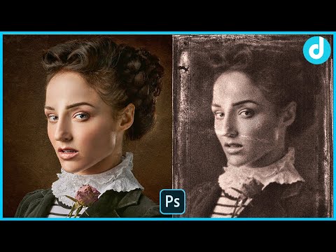 How To Create Vintage Old Photo Effect In Photoshop [ 18th Century Photoshop ]