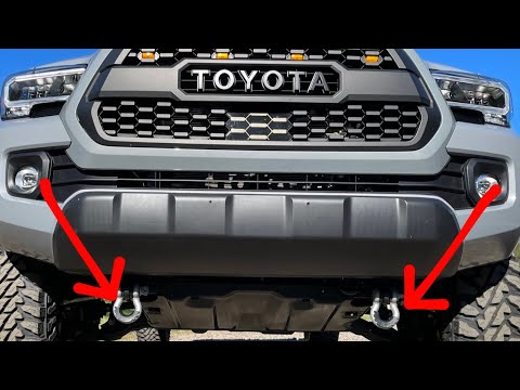 3RD GEN TACOMA RHINO D RING SHACKLES/DEMON BRACKET INSTALLATION! **SUPER EASY**
