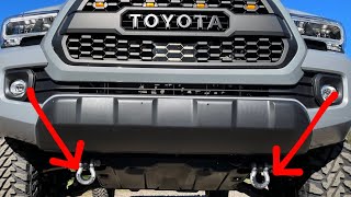 3RD GEN TACOMA RHINO D RING SHACKLES/DEMON BRACKET INSTALLATION! **SUPER EASY**