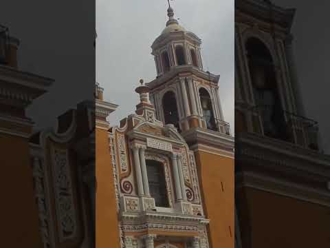 Repique de campanas de la iglesia de la virgen de los remedios Cholula puebla