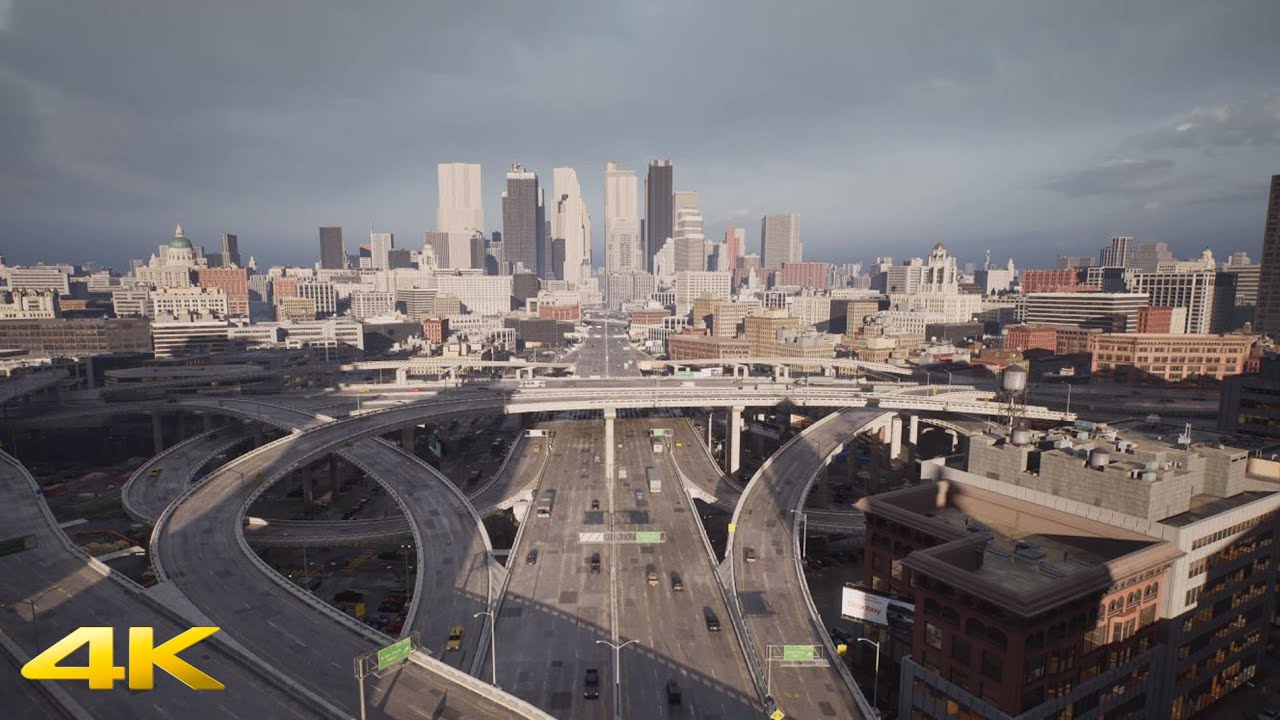 [4K HDR] The Matrix Awakens - An Unreal Engine 5 Experience [Live Wallpaper] [In-Game Audio]