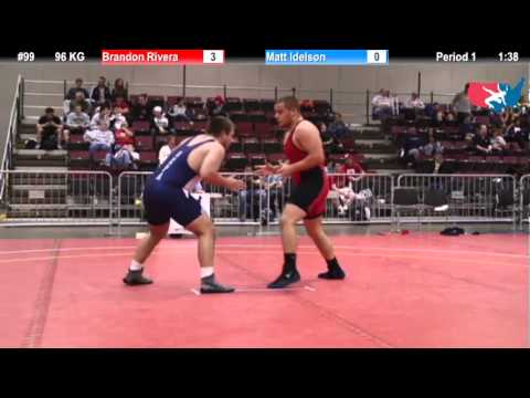 FILAJRGR: 96 KG: Brandon Rivera (Team Overtime) vs. Matt Idelson (NYAC)