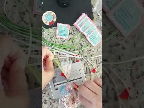 Embalando saquinhos com a bowdabra.