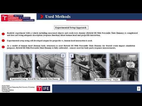 Small Unsecured Objects Transported in a Vehicle and Their Impact on Human Head Injury – Blunt Injury Criterion Approach