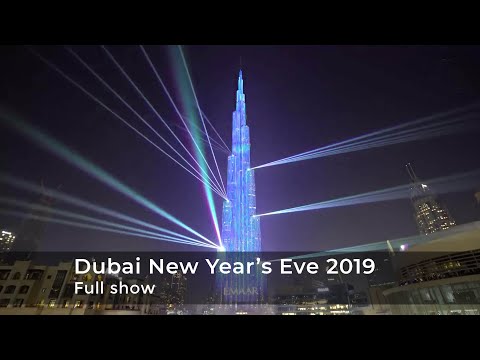Dubai New Year's Eve 2019 - Full version