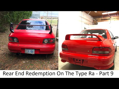 JDM GC8 Type Ra - Subaru Restoration - Part 9 - The Rear End