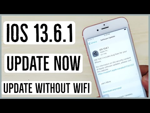 iOS 13.6.1 Released | iOS 13.6.1 Update Without Wifi| How to install iOS 13.6.1