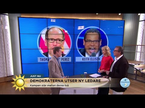 Två kandidater - vem ska bli demokraternas ledare? - Nyhetsmorgon (TV4)