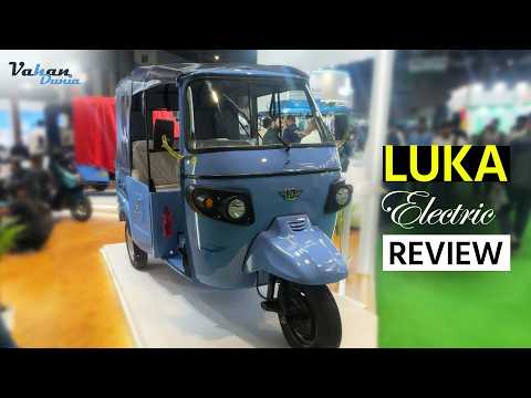 LUKA EV Rickshaw ⚡ Auto Expo 2026 | Smart Electric 3 Wheeler Full Review