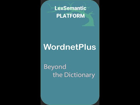 English Dictionary Wordnet+
