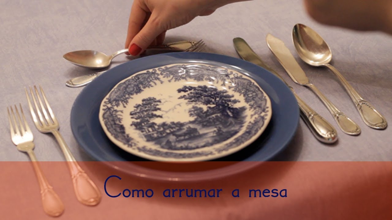 Como arrumar a mesa