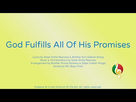 God Fulfills All Of His Promises
