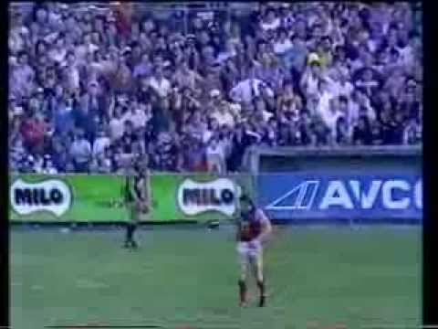 Carlton v Fitzroy VFL round 1 1982. Thrilling final minutes