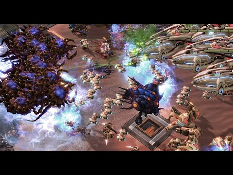 New Map! Harstem 🇳🇱 (P) vs Scarlett (Z) 🇨🇦 on Cosmic Sapphire - StarCraft 2 -2021