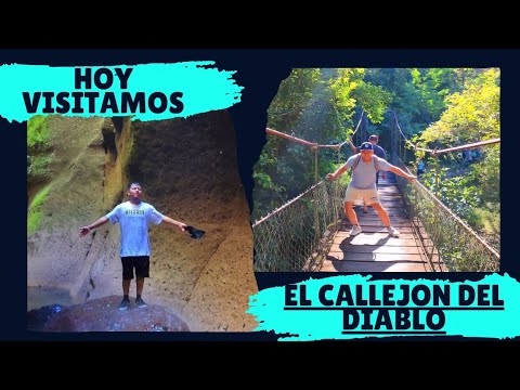 Hoy visitamos el Callejon del diablo en Sn Fco chinameca, la paz😎😎🏞🏞