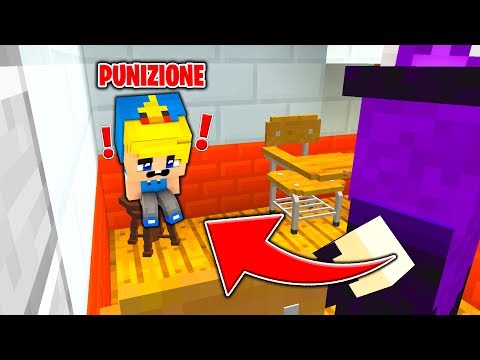 LA MAESTRA MI METTE IN PUNIZIONE... - Scuola di Minecraft #2