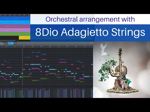 8Dio Adagietto Strings and Century Brass try-pack Orchestral Arrangement