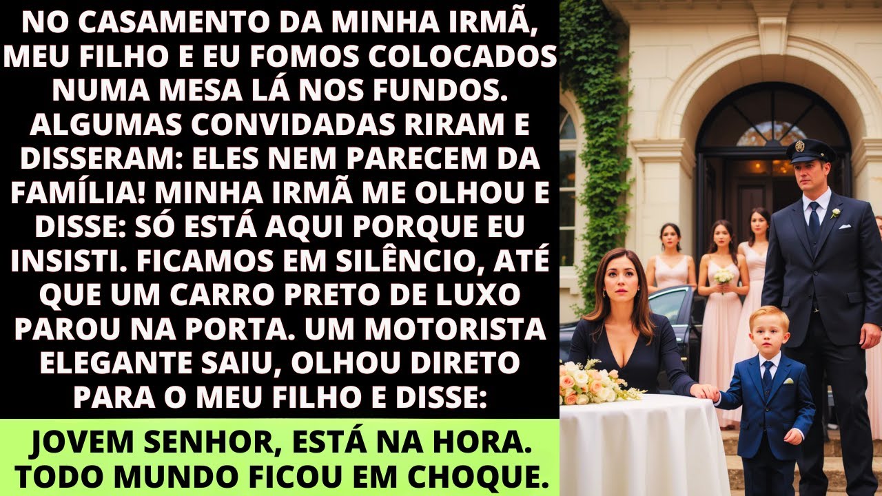No Casamento Da Minha Irmã Eles Riram De Nós… Até Descobrirem Quem Realmente Meu Filho Era.