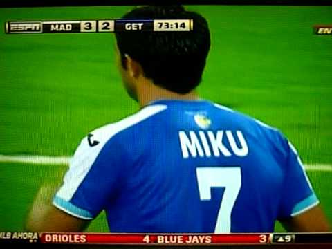 Miku Fedor; el 2do Gol del Doblete del Vinotinto al Real Madrid 4 Getafe 2..AVI