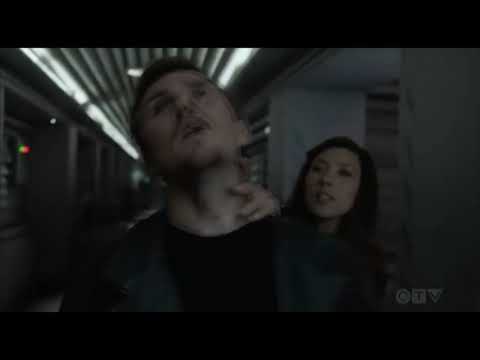 Agents of Shield 7x10 Jiaying & Quake vs. Nathaniel Malick of Hydra Fight Scene
