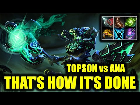 🔥 That's How It's Done - Topson vs Ana - Outworld Destroyer - 18 Kills - Dota 2 Pro Game Highlights