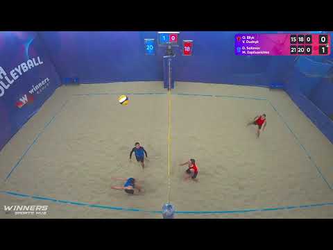 00:30 O. Bilyk / V. Dudnyk - D. Safonov / M. Zapliusvichka 16.10.2022 | Winners Beach Volleyball