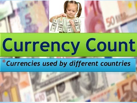 Currency Count ( Currency used by different countries )