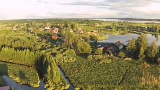 preview picture of video 'Селигер 2014 + Нилова Пустынь с воздуха - съемки с дрона квадрокоптера DJI Phantom'