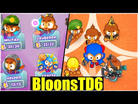 DIE AFFENWISSENSAFFEN CHALLENGE! - Bloons TD6 [Deutsch/German]