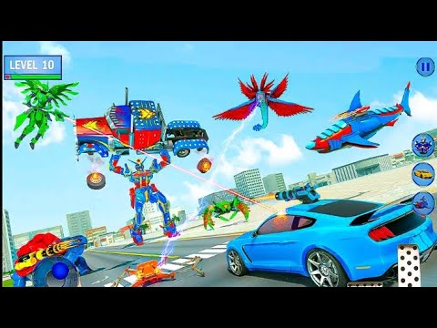 Car Robot Shark Multi Robot Transformation Truck Robot Game 3d