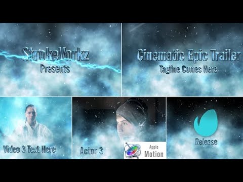 Apple Motion Template: Cinematic Epic Trailer