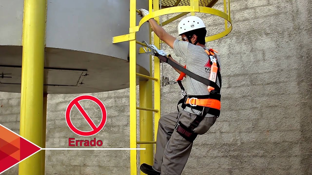 TALABARTE EM Y COM ABSORVEDOR DE ENERGIA E TRAVA QUEDA PARA CABO DE 8 MM - MG CINTO