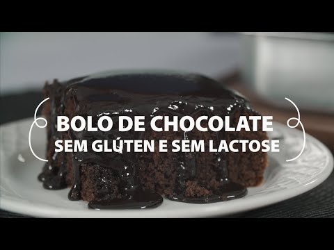 Bolo de chocolate sem lactose