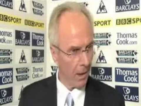 Manchester City vs Manchester United (Sven Interview)