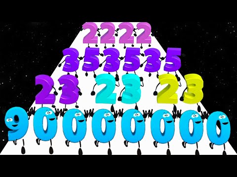 Numbers Run 3D vs Spring Leg Runner - Level Up Number (Max Level, New Updated)