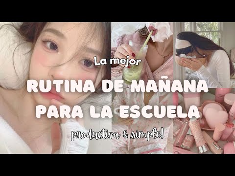 RUTINA de MAÑANA Productiva para la Escuela 🍧💕 | Moonie