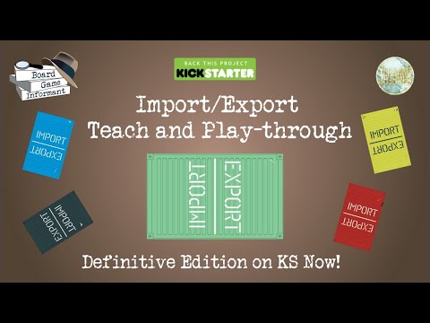 Import/Export Teach and Full Play through with Board Game Informant