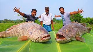 Giant FISH  BARBECUE | Big Fish Juicy BBQ