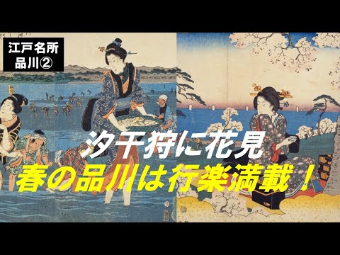 歴史文化学科 「江戸名所　品川」第２回　汐干狩りに花見　春の品川は行楽満載！