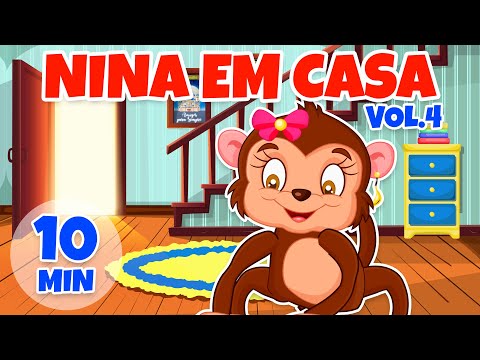 Nina em Casa Vol. 4 - Giramille 10 min | Desenho Animado Musical