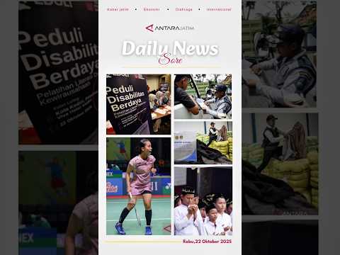 Daily News ANTARA JATIM 2025 #beritaupdate #berita #KantorberitaAntara #Antaranews #Antarajatim