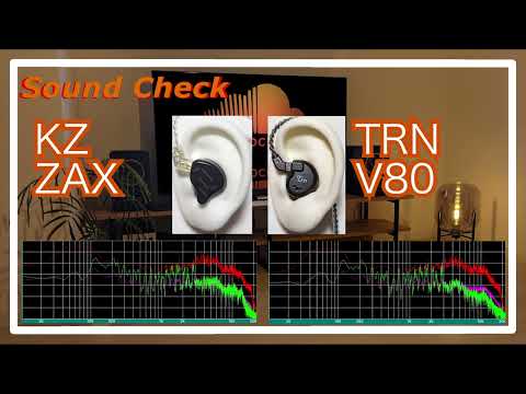 KZ ZAX vs TRN V80 [IEMs Chinese In-Ear Sound Comparison 中華イヤホン音比較]