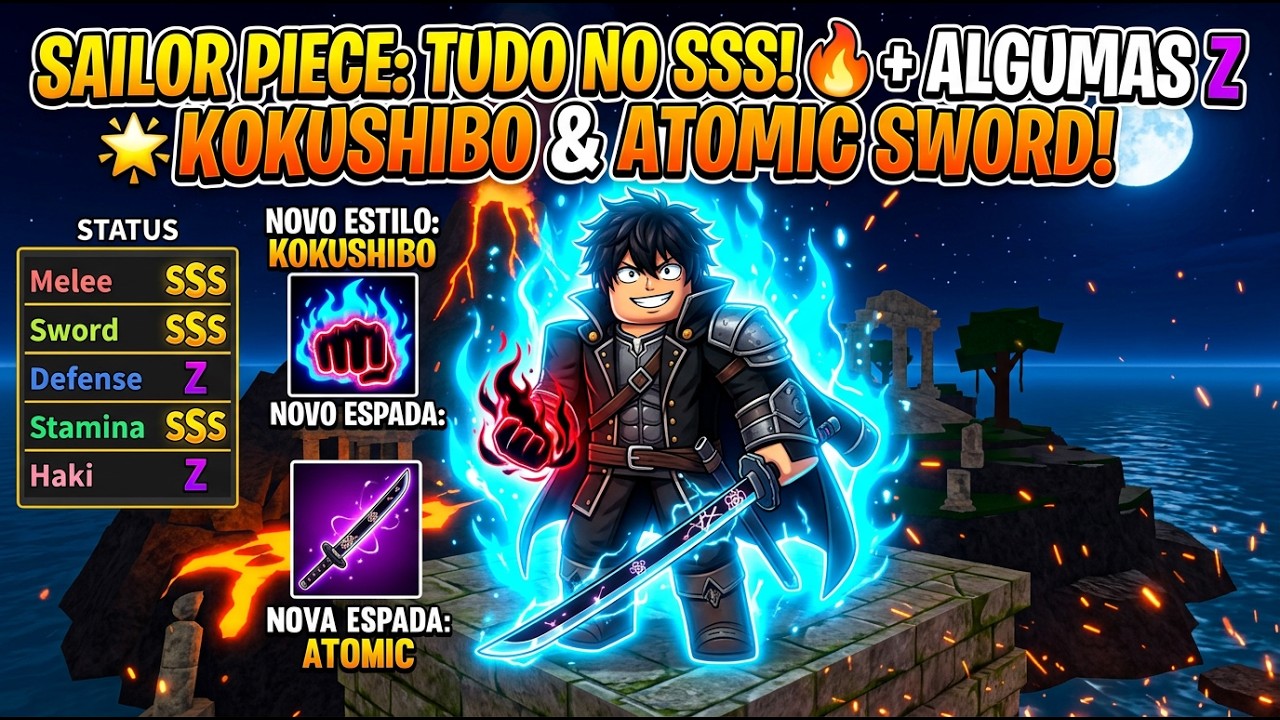 KOKUSHIBO + ESPADA ATOMIC = O COMBO MAIS FORTE DO JOGO!