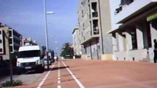 preview picture of video 'Ciclovia da Av. da Praia (Esmoriz) (sentido Nascente-Poente)'