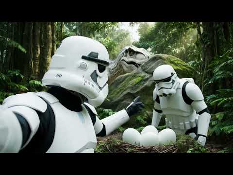 Stormtroopers Steal Indominus Rex Egg
