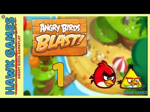 Angry Birds Blast 💥 Level 1 - 3 Stars Walkthrough, No Boosters