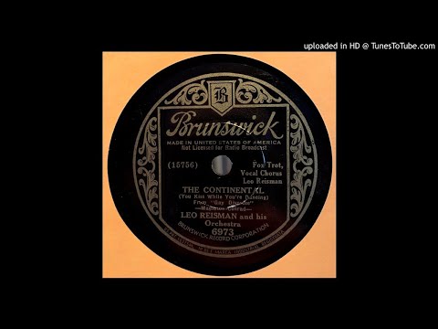 Leo Reisman And His Orchestra ‎– The Continental (1934)